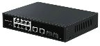 Switch 8 Ports POE 10/100/1000M, 2 Ports Ethernet/RJ45 Gigabit et 2 Ports SFP Gigabit